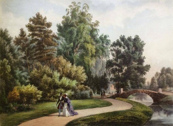 Усадьба Кузьминки парк 19 век