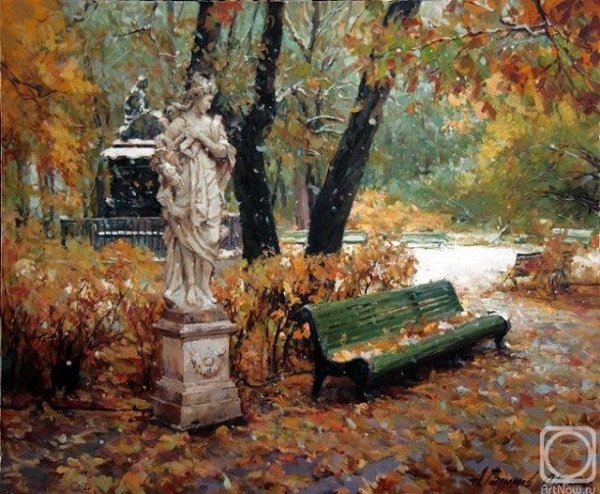 Азат Галимов картины летний сад