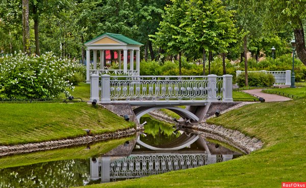 Парковые мостики Петергофа