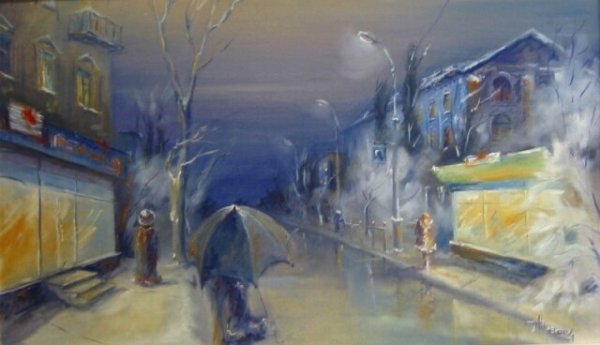 Художник Александр Полунин картина пейзаж