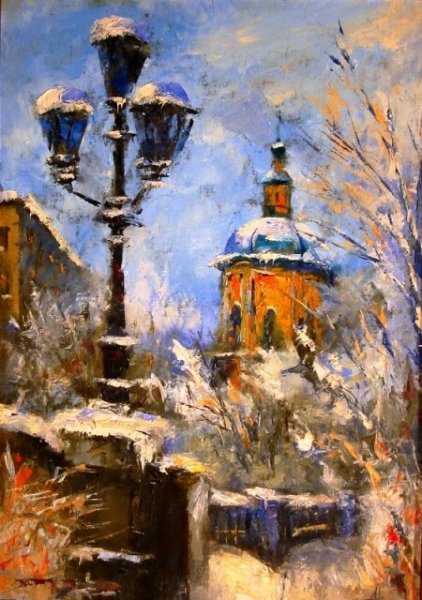 Художник Александр Полунин картина пейзаж