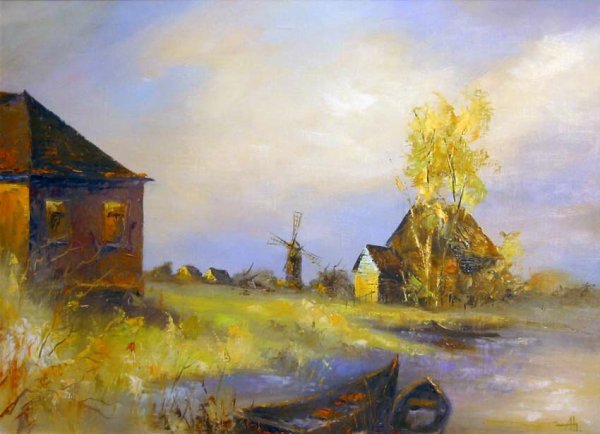 Картины Александра Стародубова Старая Москва