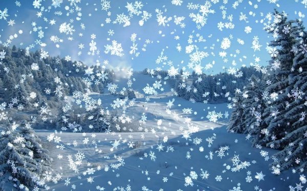 Падающий снег