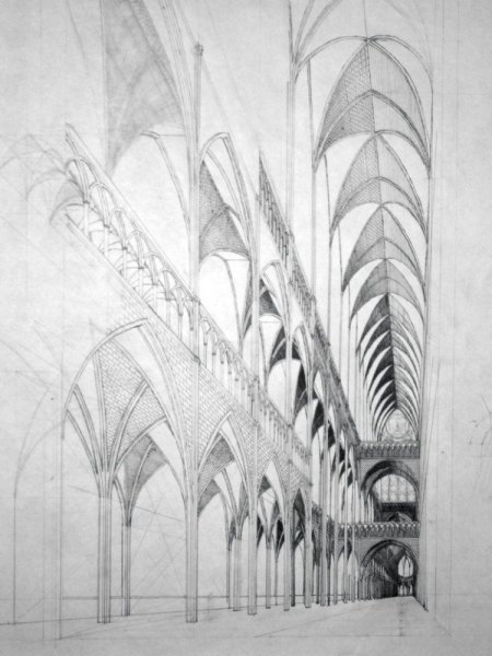 Город двухточечная линейная перспектива)