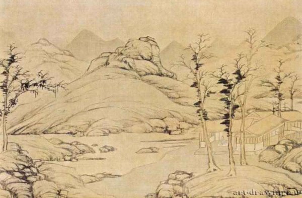 Лу Чжи 1547г пейзаж