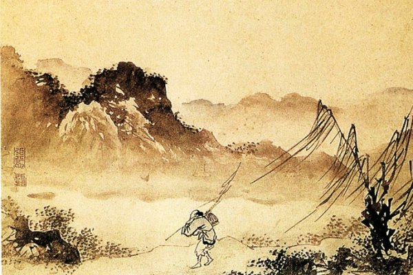 Хуан Гунван жилище в горах Фучунь