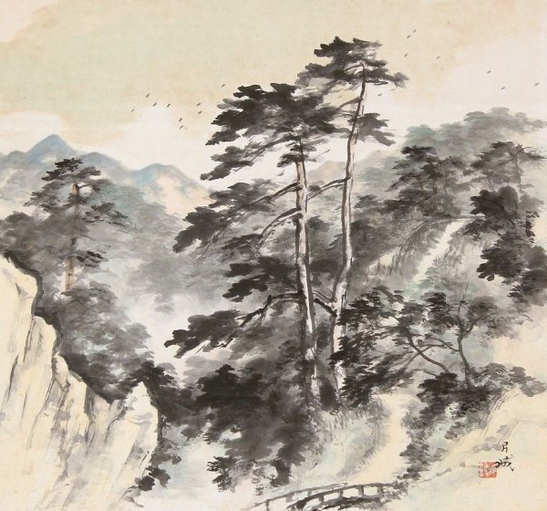 Ци Байши "сосна и Кипарис"