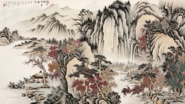 Китайская живопись пейзаж укие