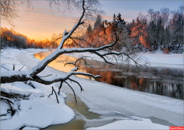 Зимний пейзаж февраль
