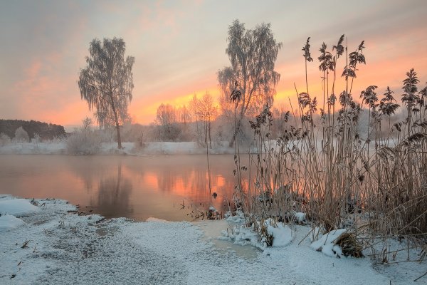 Пейзажный фотограф зима