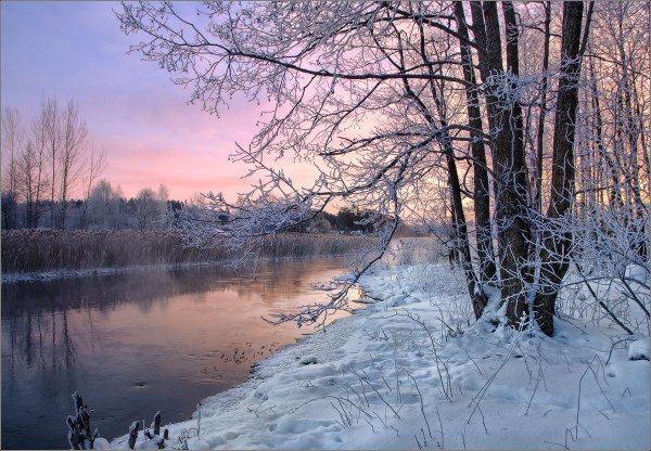 Зимний пейзаж Беларусь