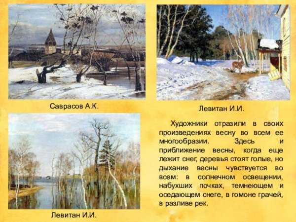 Левитан Весна большая вода