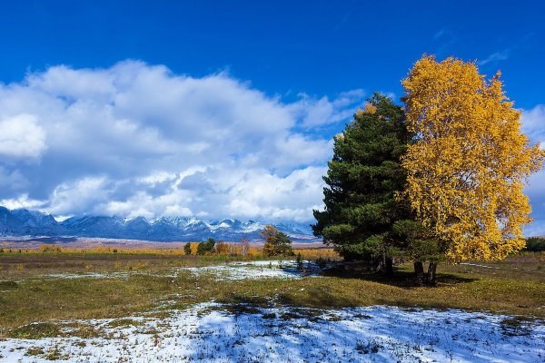 Санага Закаменский зимой
