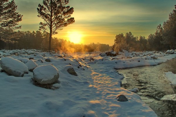 Сибирь зимой
