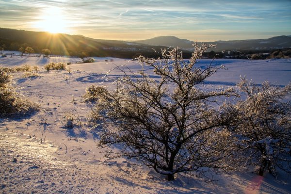 Озеро Киделю горный Алтай зимой