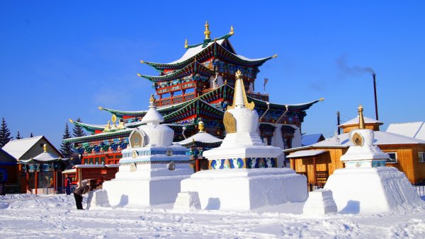 Байкал Бурятия зима