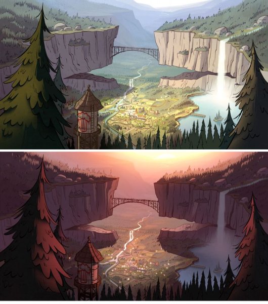 Гравити Фолз мост