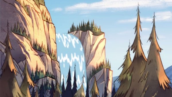 Гравити Фолз водопад