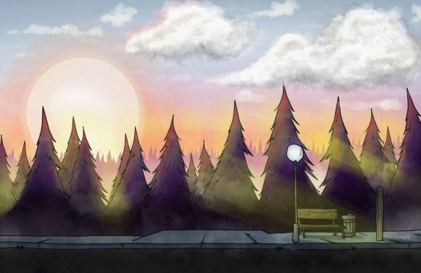 Гравити Фолз остановка