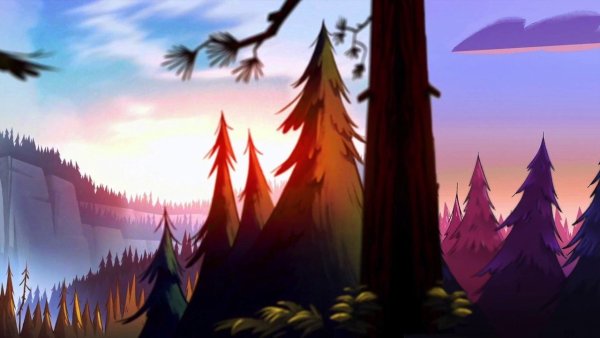 Гравити Фолз лес