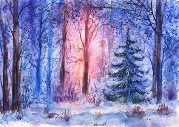 Анна Армона акварель