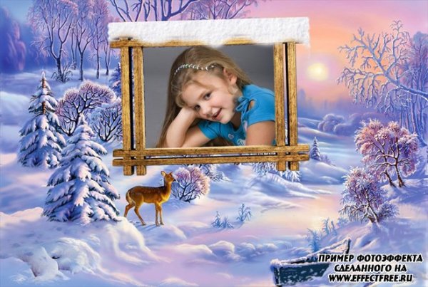 Вебка рамки зимние