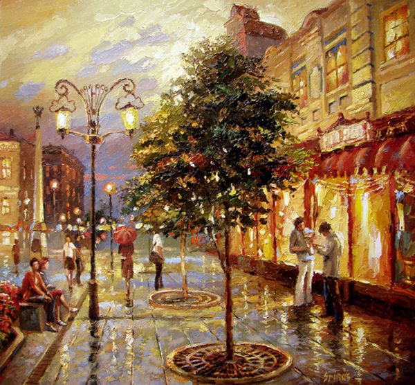 Семен Кожин городской пейзаж