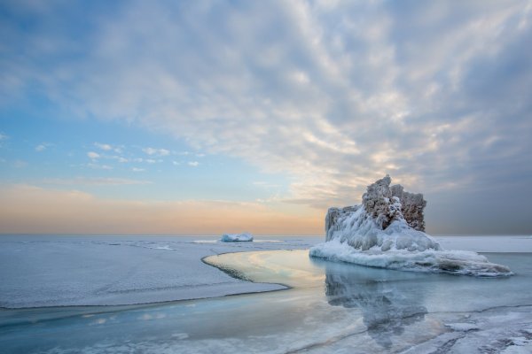 Зимнее море фото