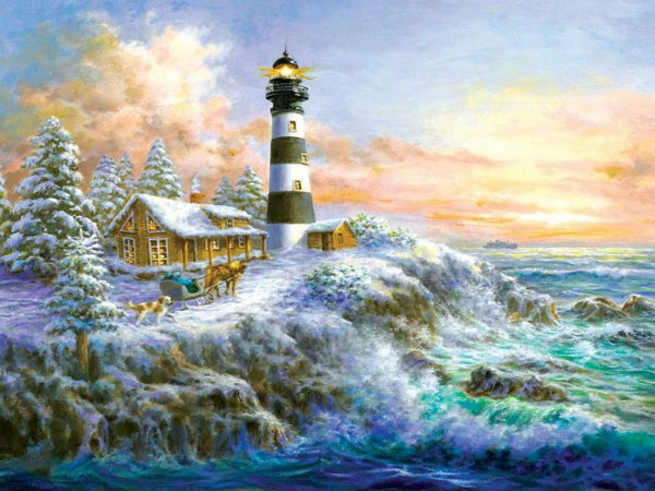 Художник Nicky Boehme зима
