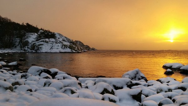 Японское море зимой