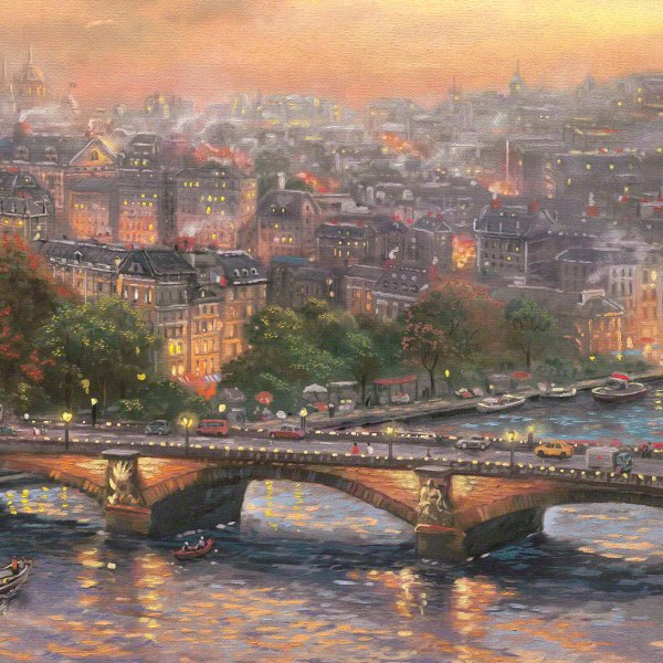 Томас Кинкейд Париж Эйфелева башня