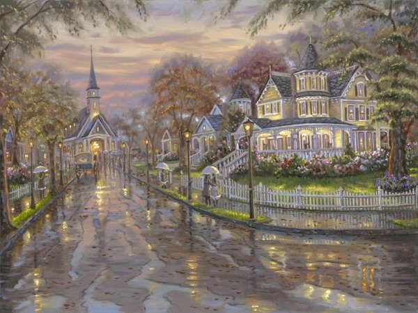 Роберт Файнэл городской пейзаж