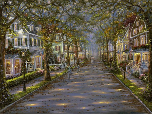 Роберт Файнэл городской пейзаж