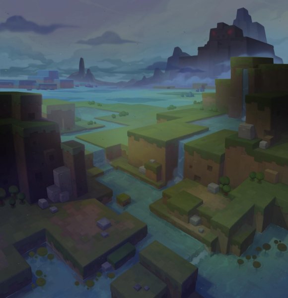 Картины в стиле майнкрафт