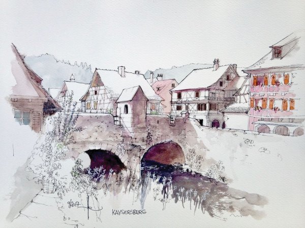 Акварелисты Франции