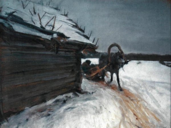 Евгений Лоскутов зимний пейзаж