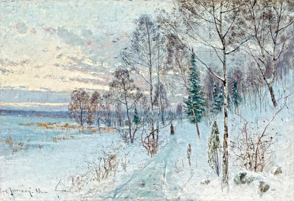 Коровин Константин Алексеевич (1861-1939) "зима".