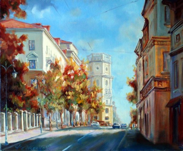 Художник Александр Стародубов Булгаковская Москва