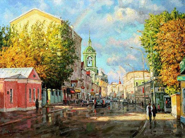 Дмитрий Спирос городской пейзаж