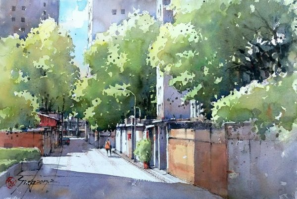 Grzegorz Wrobel польский акварелист