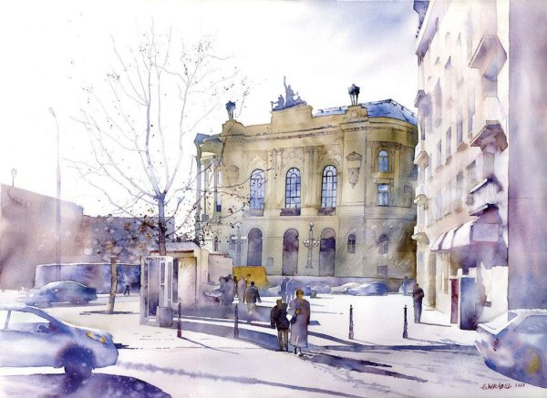 Тупоршин Владимир акварель