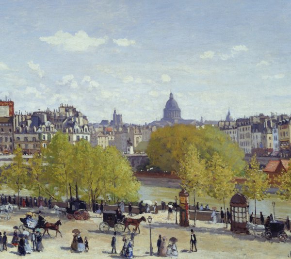 Клод Моне 1867 quai du Louvre