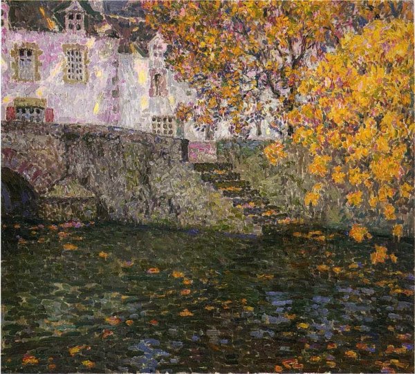 Камиль Писсарро. Бульвар Монмартр ночью. 1897