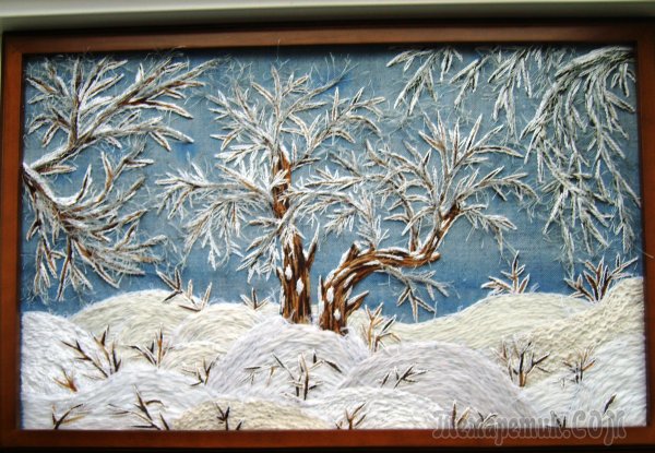 Зимний натюрморт с цветами