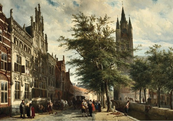 Джон Аткинсон картины Лондон, Англия