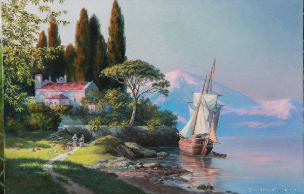 Мордвинов итальянский пейзаж картина