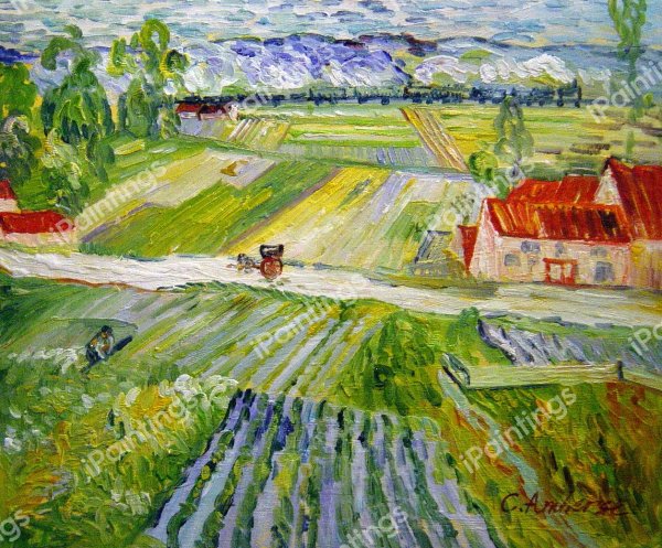 «Пейзаж в овере после дождя». Винсента Ван Гога (1853—1890).