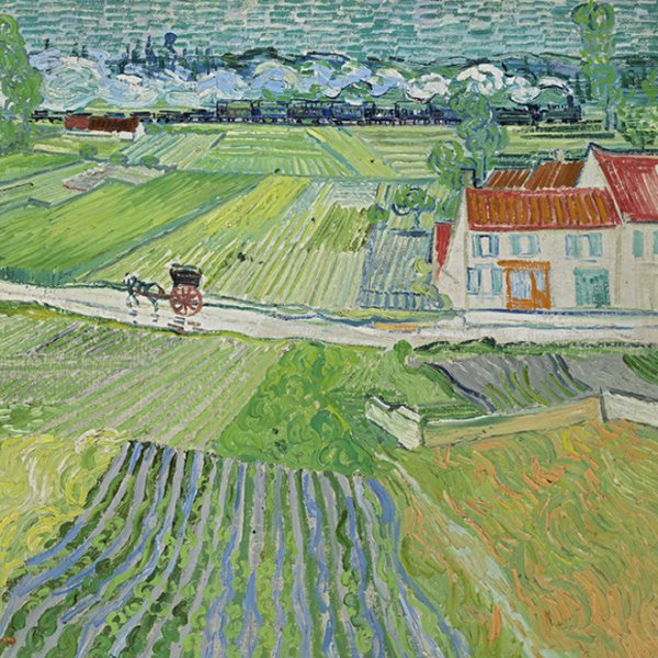 Ван Гог. Деревенская улица в овере,1890г.