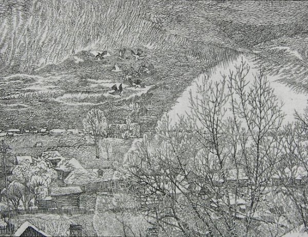 Зорин Владимир офорты