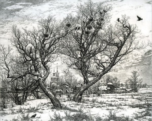 Офорты Никиреева